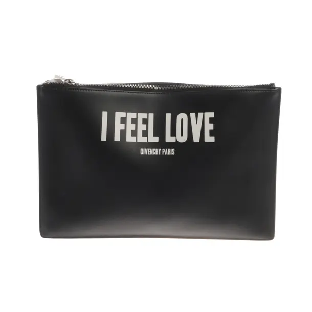 Clutch, in Schwarz, Leder, Givenchy