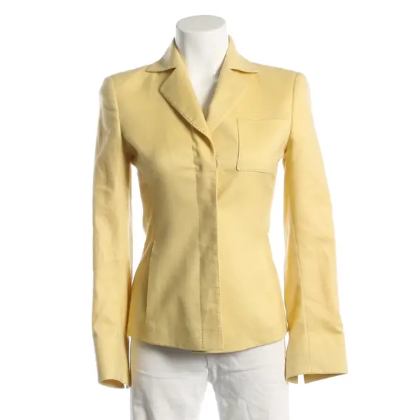 Blazer, in Pastellgelb, Kaschmir, Akris