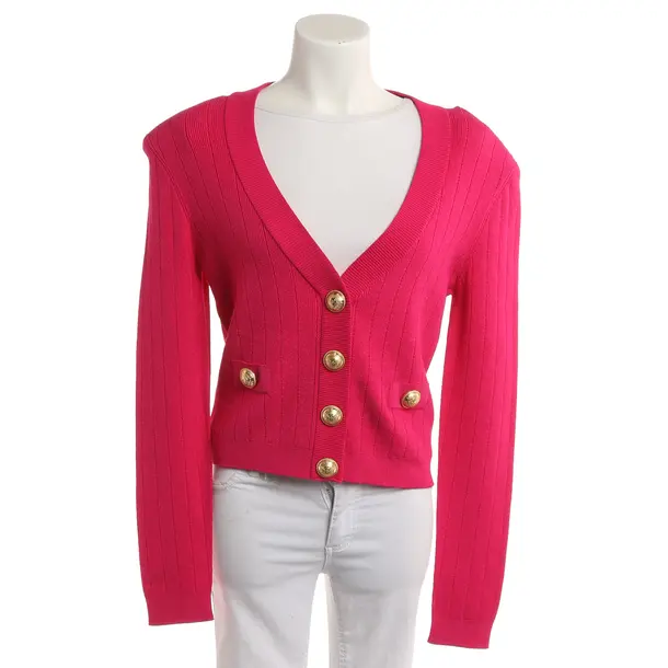 Strickjacke, in Himbeere, Viskose, Balmain