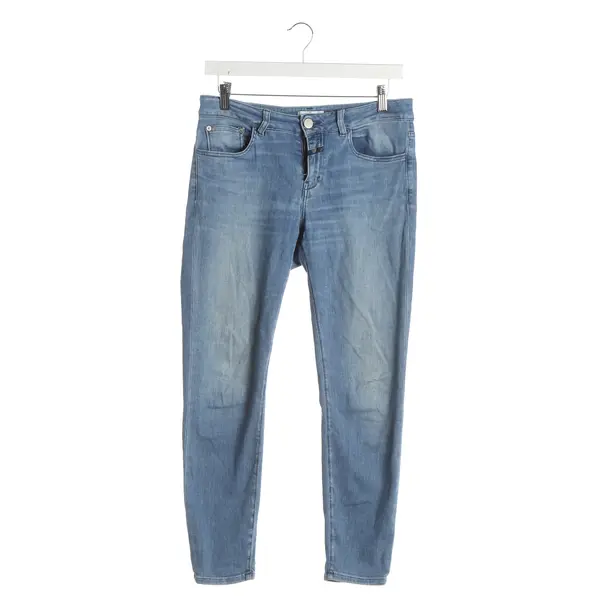 Jeans skinny, in Azzurro, Cotone, Chiuso