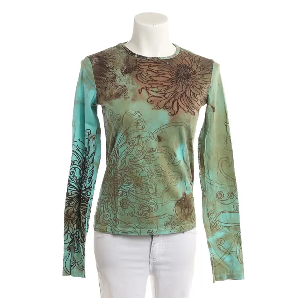 Long Sleeve Shirt, in Green, Cotton, Just Cavalli