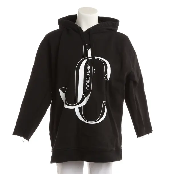 Felpa con cappuccio, in Nero, Cotone, Jimmy Choo