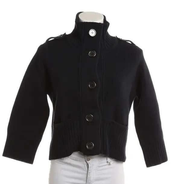 Cardigan, in Blue, Cotton, Burberry