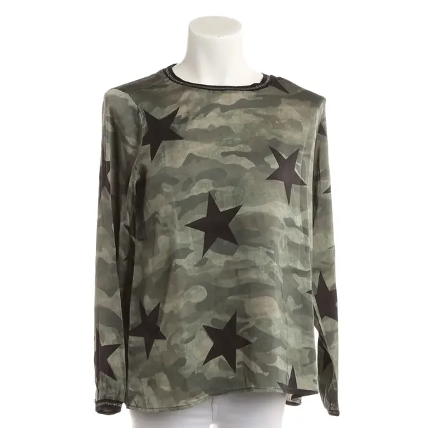 Blouse, in Camouflage, Silk, Grace