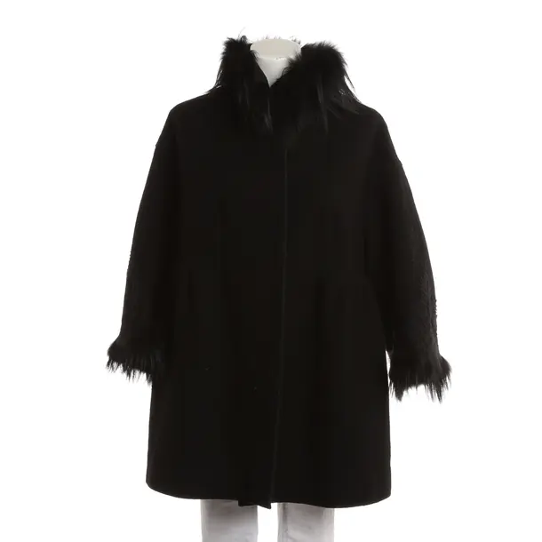 Übergangsjacke, in Schwarz, Wolle, Ermanno Scervino