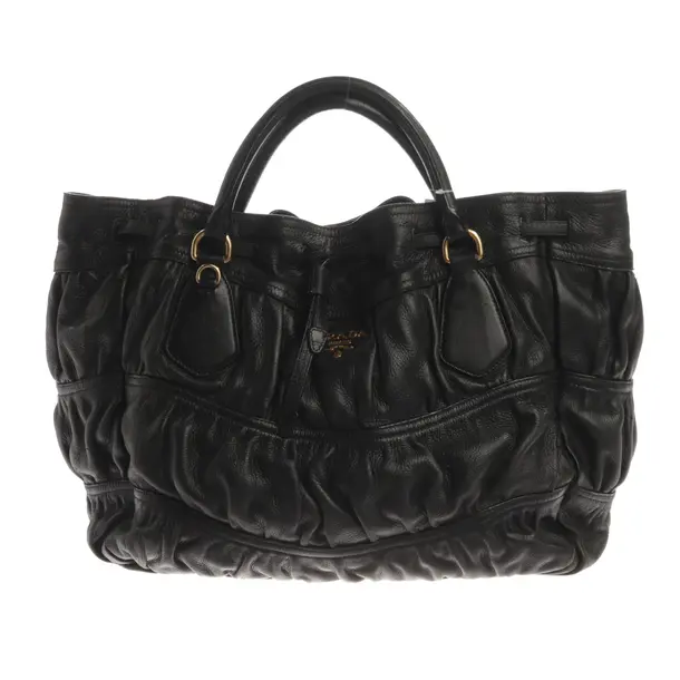 Handtasche, in Schwarz, Leder, Prada
