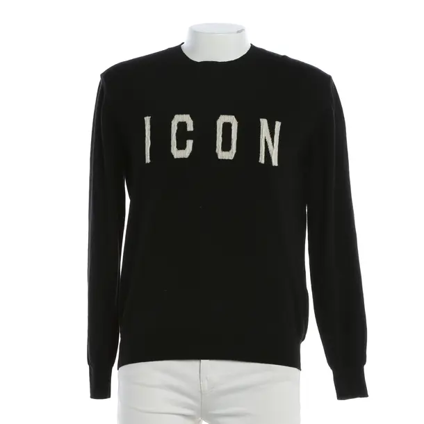 Jumper, in Black, Wool, Dsquared