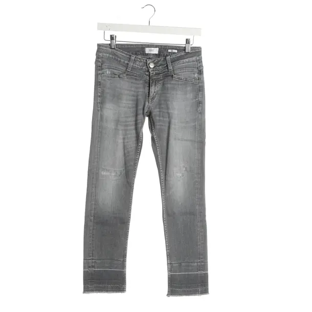 Straight Fit Jeans, in Gray, Cotton, Closed