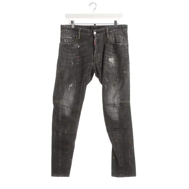 Jeans Slim Fit, in Dunkelgrau, Baumwolle, Dsquared