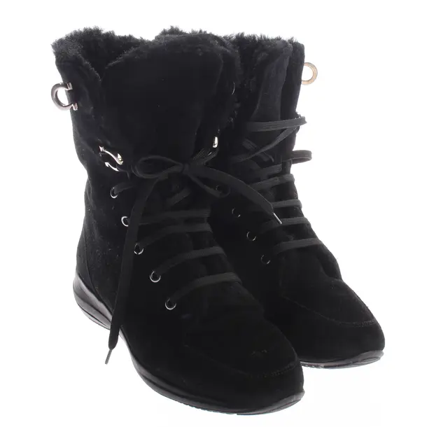 Stiefeletten, in Schwarz, Salvatore Ferragamo
