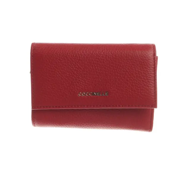 Wallet, in Red, Leather, Coccinelle