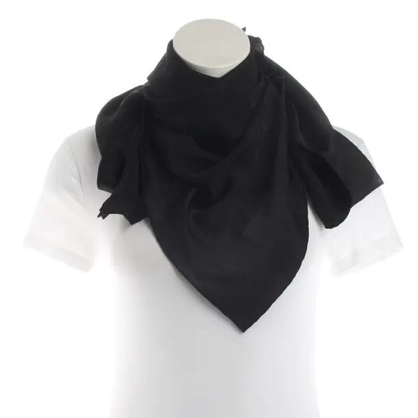 Shawl, in Black, Silk, Louis Vuitton