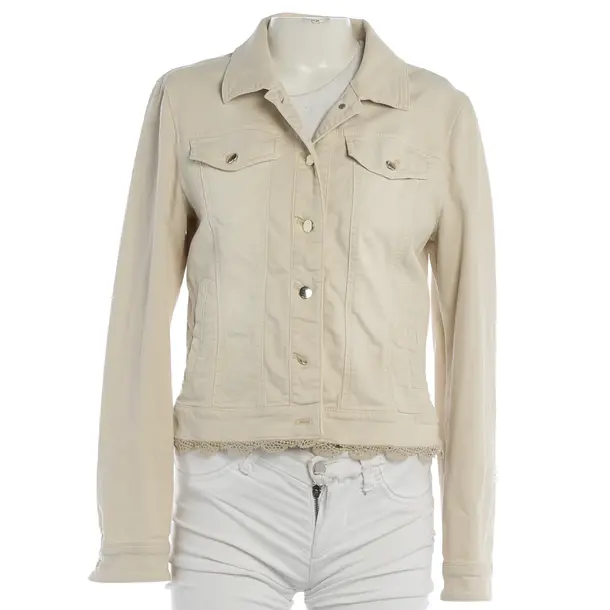 Summer Jacket, in Beige, Cotton, Marc Cain