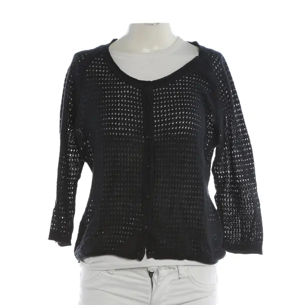 Cardigan, in Navy, Cotton, Lanius