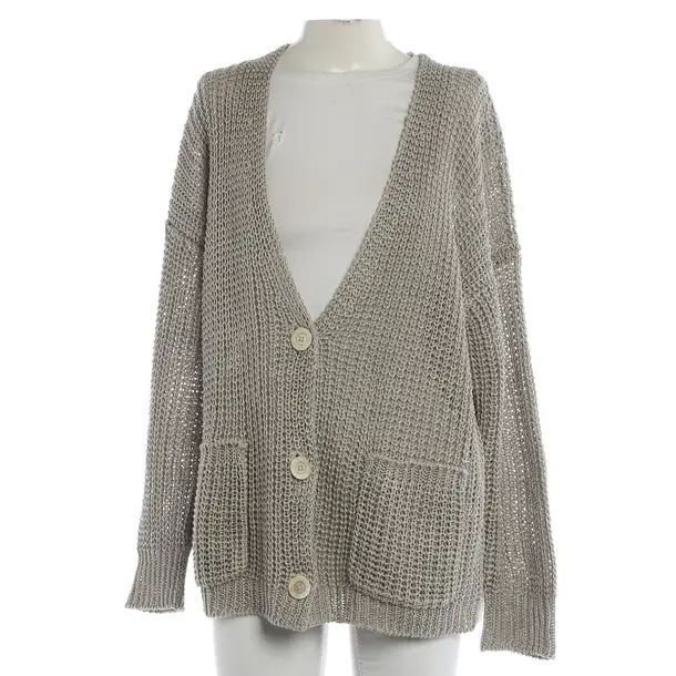 Cardigan, in Brown, Leinen, Iris von Arnim