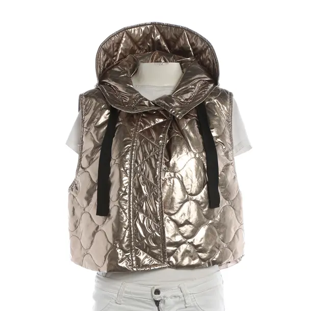 Vest, in Gold, Polyester, Dorothee Schumacher