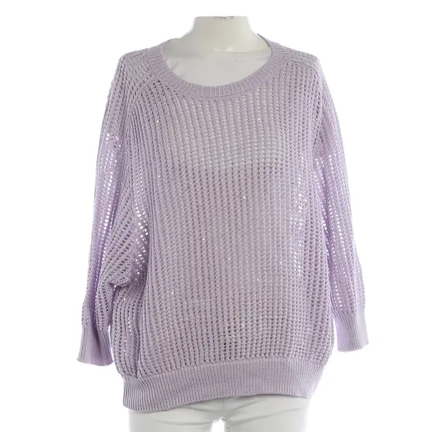 Pullover, in Lila, Baumwolle, Peserico