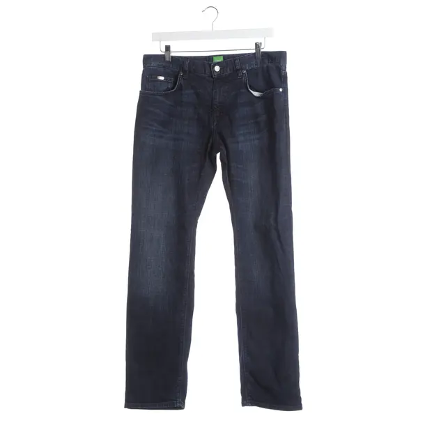 Slim Fit Jeans, in Navy, Cotton, Hugo Boss Green