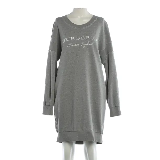 Dress, in Light Gray, Cotton, Burberry