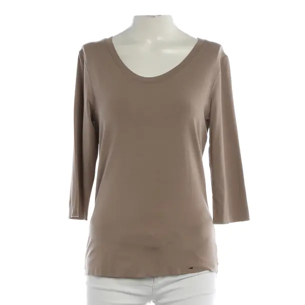 Long Sleeve Shirt, in Brown, Cotton, Marc Cain