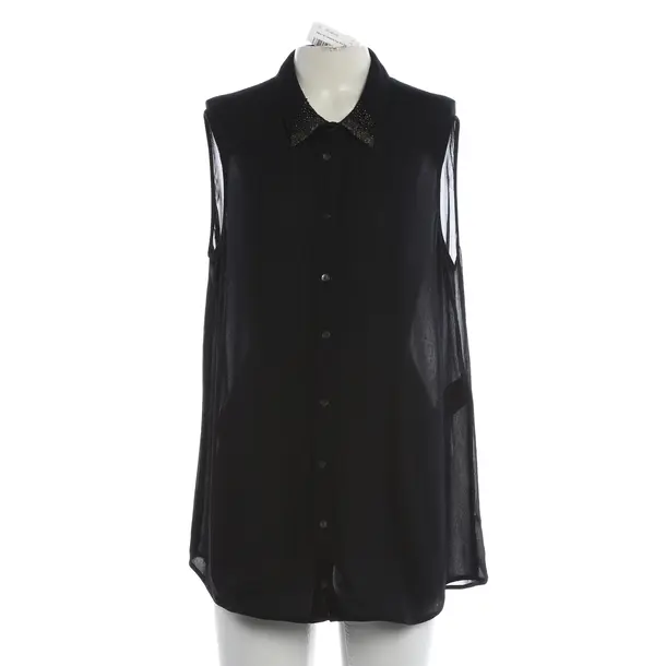 Top, in Navy, Viskose, Hugo Boss Orange