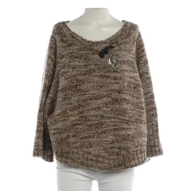 Maglione, in Marrone scuro, Lana, Set di gemelli