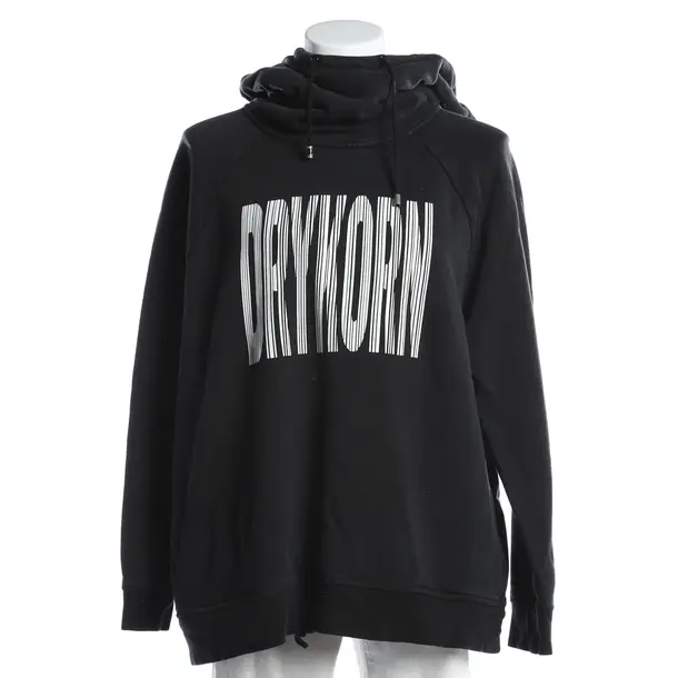 Hoodie, in Black, Cotton, Drykorn