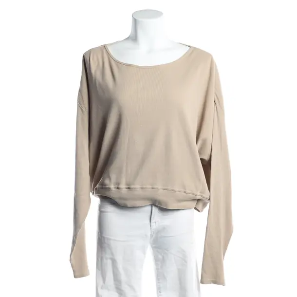 Long Sleeve Shirt, in Light Brown, Cotton, American Vintage