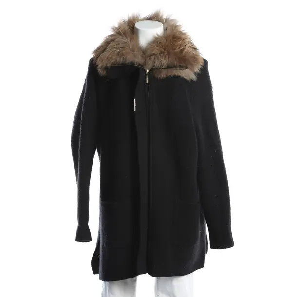 Cardigan, in Black, Cashmere, Yves Salomon