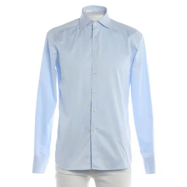 Camicia, in Azzurro, Cotone, Stenströms