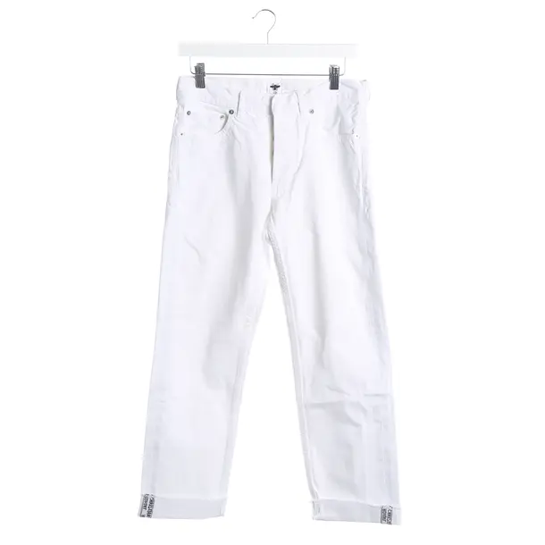 Straight Fit Jeans, in White, Cotton, Dior