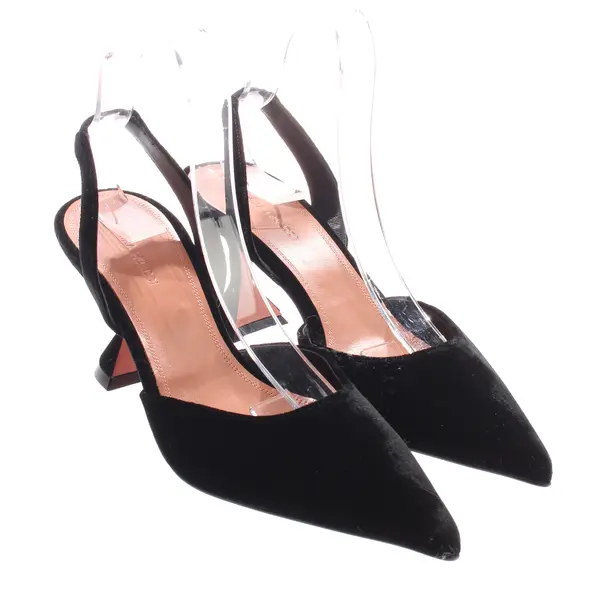 Slingbacks, in Black, Amina Muaddi