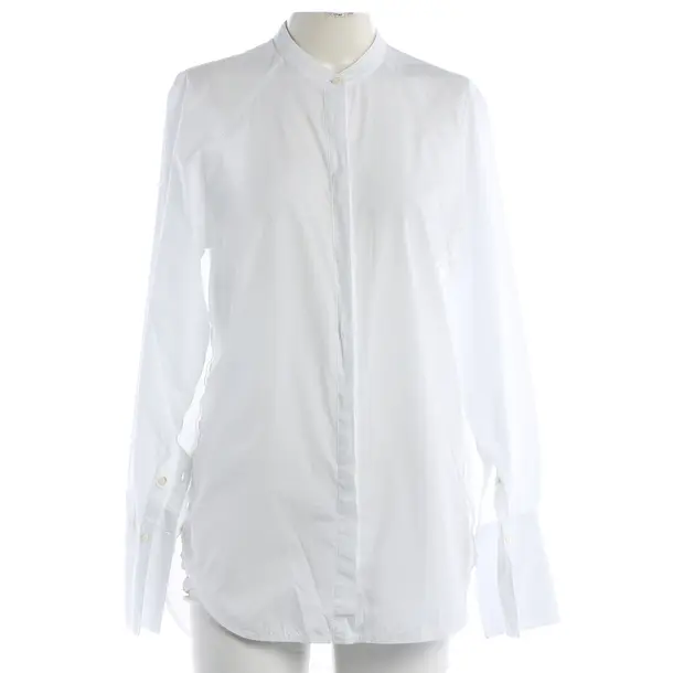 Camicetta, in Bianco, Cotone, Chiuso
