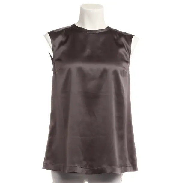 Top, in Grau, Seide, Brunello Cucinelli