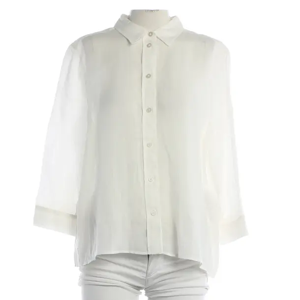 Bluse, in Weiß, Ramie, Marc Cain Sports