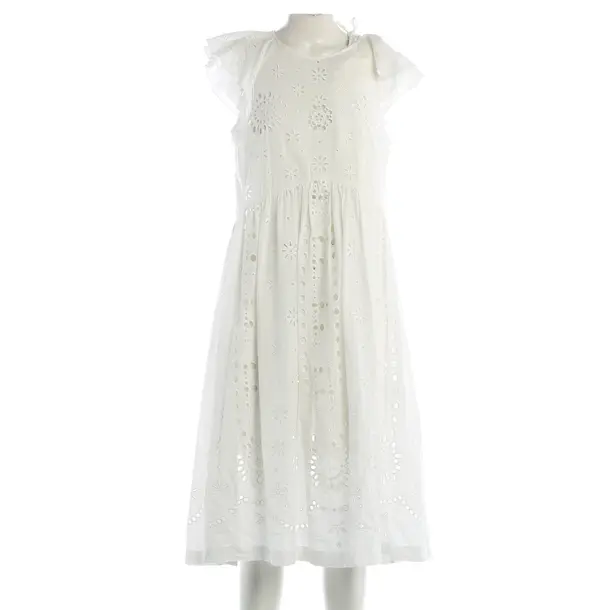 Abito, in Bianco, Cotone, Rosso Valentino