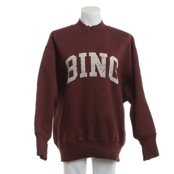 Sweatshirt, in Bordeaux, Cotton, Anine Bing