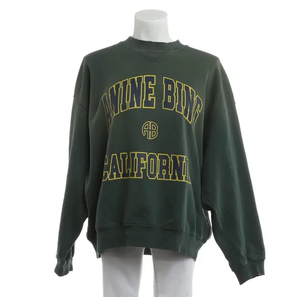 Sweatshirt, in Grün, Baumwolle, Anine Bing