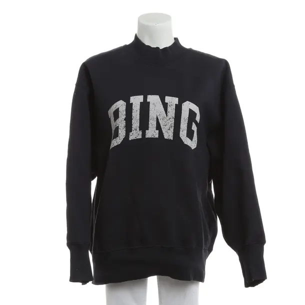 Sweatshirt, in Navy, Baumwolle, Anine Bing