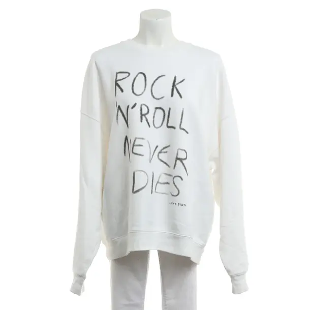 Sweatshirt, in Weiß, Baumwolle, Anine Bing