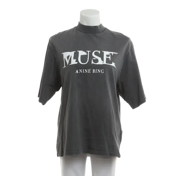 Shirt, in Gray, Cotton, Anine Bing