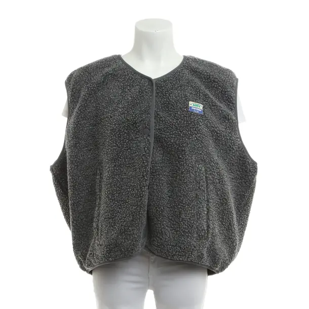 Weste, in Grau, Polyester, American Vintage