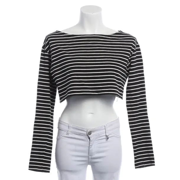 Long Sleeve Shirt, in Black, Cotton, Frankie Shop