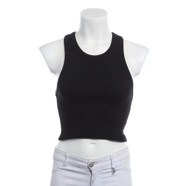 Top, in Schwarz, Baumwolle, by Aylin König