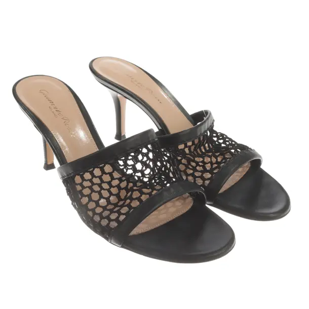 Heeled Sandals, in Black, Gianvito Rossi
