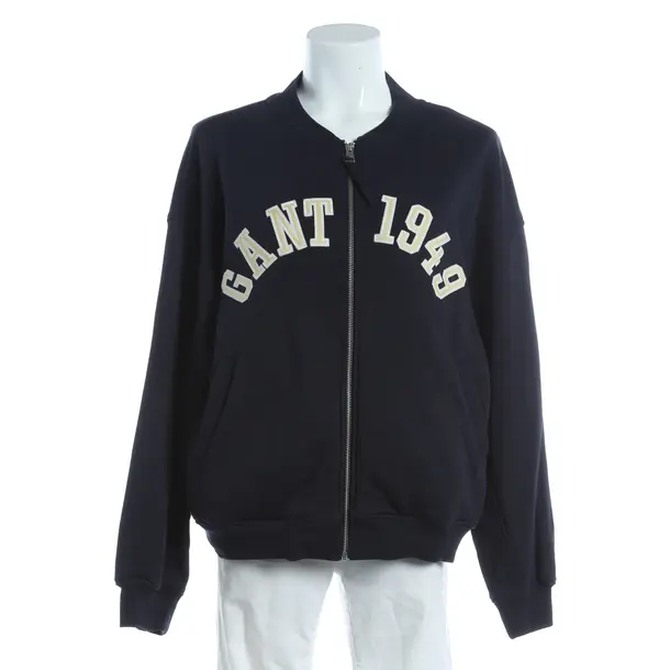 Zip-up Hoodie, in Blue, Cotton, Gant