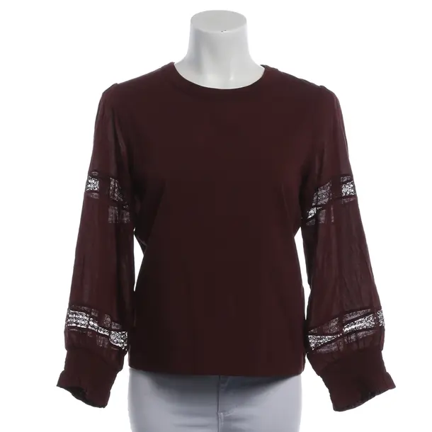 Longsleeve, in Bordeaux, Baumwolle, Veronica Beard