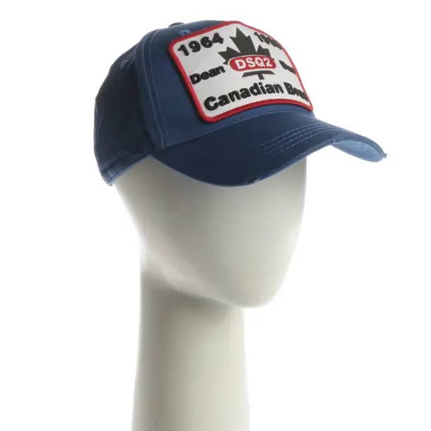Cap, in Blue, Cotton, Dsquared
