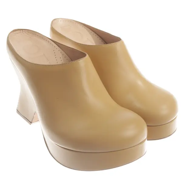 Heeled Mules, in Orange, Loewe