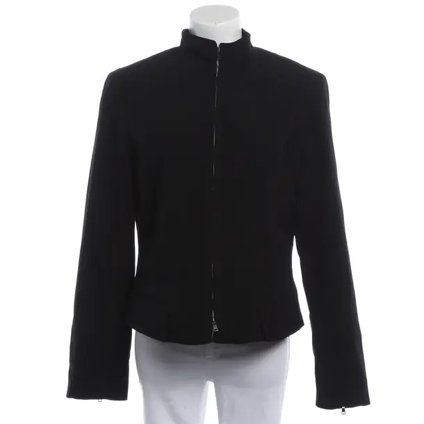 Mid-Season Jacket, in Black, Wool, Marc Cain